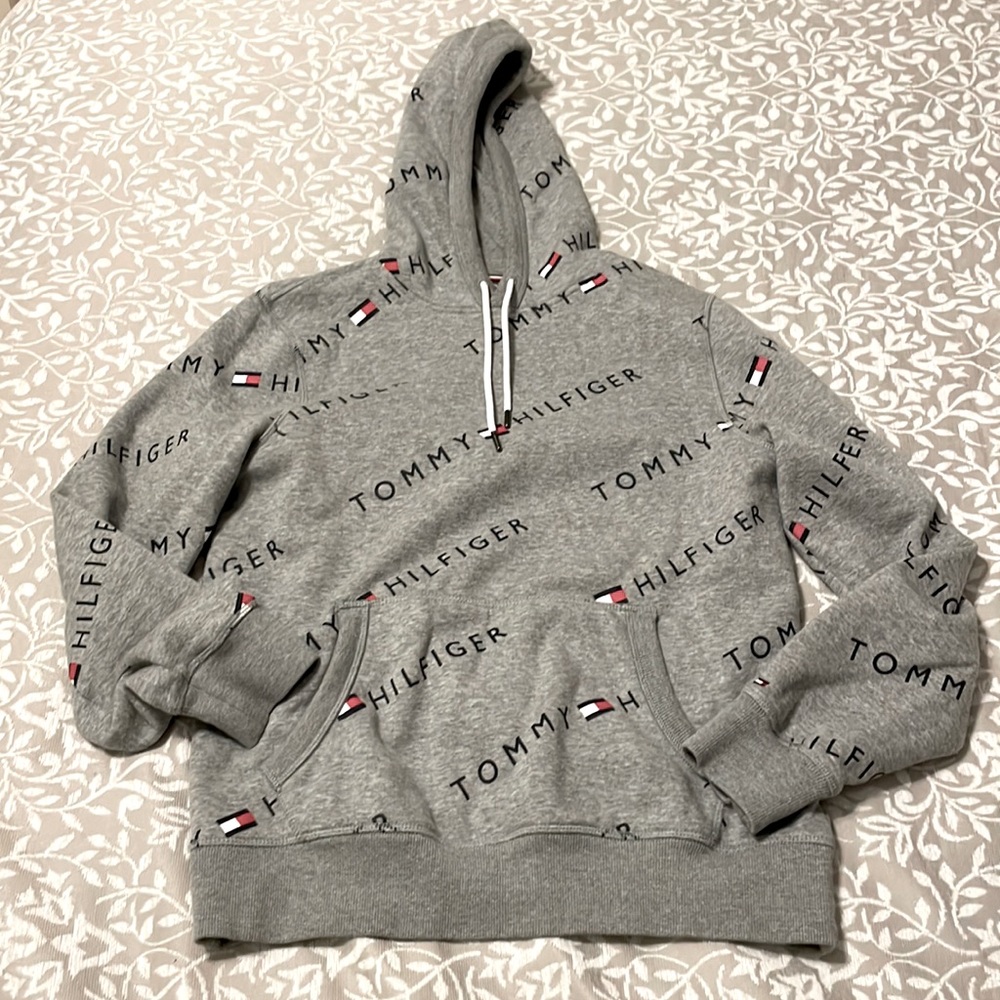 Tommy Hilfiger Grey Hoodie Size Small